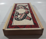 Vintage Clarence A. Wells Port Simpson, B.C. Aboriginal Art Wood Box with Sliding Lid