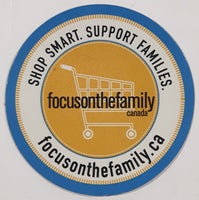 Focus On The Family Canada Shop Smart Support Families Round 2 1/4" Thin Rubber Fridge Magnet