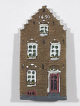 1630 Dutch Building House Shaped 1" x 2 1/2" 3D Resin Fridge Magnet