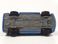 2000 Hot Wheels World Tour Dodge Caravan Metalflake Blue Die Cast Toy Car Vehicle