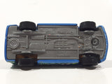2000 Hot Wheels World Tour Dodge Caravan Metalflake Blue Die Cast Toy Car Vehicle