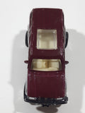 Unknown Brand 4WD Dark Red Maroon Burgundy Pull Back Die Cast Toy Car Vehicle