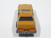 Vintage 1983 Hot Wheels Cadillac Seville Metalflake Gold Die Cast Toy Car Vehicle