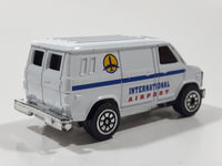 Welly International Airport Van White Die Cast Toy Car Vehicle