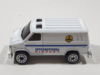 Welly International Airport Van White Die Cast Toy Car Vehicle