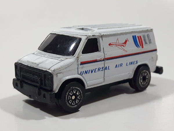 Mini Toys Universal Air Lines White Van Die Cast Toy Car Vehicle