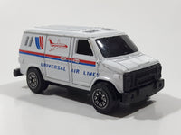 Mini Toys Universal Air Lines White Van Die Cast Toy Car Vehicle