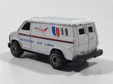 Mini Toys Universal Air Lines White Van Die Cast Toy Car Vehicle