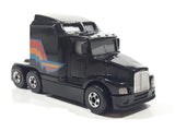 1989 Hot Wheels Workhorse '76 Big Rig Semi Tractor Truck Black Die Cast Toy Car Vehicle