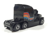 1989 Hot Wheels Workhorse '76 Big Rig Semi Tractor Truck Black Die Cast Toy Car Vehicle