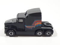 1989 Hot Wheels Workhorse '76 Big Rig Semi Tractor Truck Black Die Cast Toy Car Vehicle