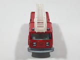 Vintage Majorette Pompier Fire Ladder Truck No. 207 Red 1/100 Scale Die Cast Toy Car Firefighting Rescue Emergency Vehicle