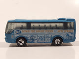 2002 Matchbox Across America New Jersey Ikarus Coach Bus Blue Die Cast Metal Toy Car Vehicle