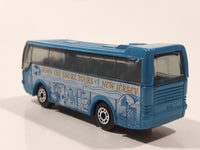 2002 Matchbox Across America New Jersey Ikarus Coach Bus Blue Die Cast Metal Toy Car Vehicle