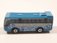 2002 Matchbox Across America New Jersey Ikarus Coach Bus Blue Die Cast Metal Toy Car Vehicle