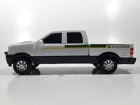 ERTL John Deere Pickup Truck White Plastic and Pressed Steel Die Cast Toy Car Vehicle 8 1/2" Long