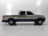ERTL John Deere Pickup Truck White Plastic and Pressed Steel Die Cast Toy Car Vehicle 8 1/2" Long