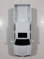 ERTL John Deere Pickup Truck White Plastic and Pressed Steel Die Cast Toy Car Vehicle 8 1/2" Long