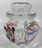 Disneyland Mickey's Candy Company 5 1/2" Tall Anchor Hocking Glass Candy Jar Made in U.S.A.