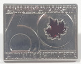 Canadian Citizenship 60 Years 5/8" to 7/8" Enamel Metal Lapel Pin