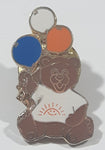 British Columbia Children's Hospital Foundation Brown Teddy Bear Holding Balloons 1/2" x 1" Enamel Metal Lapel Pin