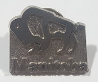 Manitoba Bison Buffalo Themed 3/4" x 7/8" Metal Lapel Pin