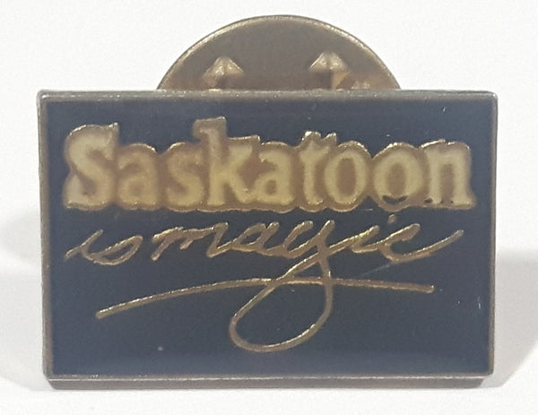 Saskatoon Is Magic 1/2" x 3/4" Enamel Metal Lapel Pin