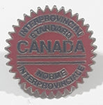 Interprovincial Standard Canada Norme Interprovinciale Red Seal Shaped 3/4" Enamel Metal Lapel Pin