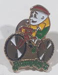 Humpty's Restaurants Humpty Riding a Bicycle 3/4" x 1" Enamel Metal Lapel Pin