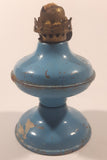 Antique P&A Acorn Blue Small 4 1/2" Tall Kerosene Oil Lamp Lantern