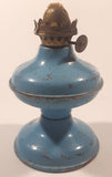 Antique P&A Acorn Blue Small 4 1/2" Tall Kerosene Oil Lamp Lantern