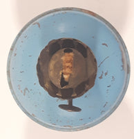 Antique P&A Acorn Blue Small 4 1/2" Tall Kerosene Oil Lamp Lantern