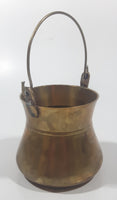 Vintage Miniature 2 1/2" Tall Brass Metal Pail