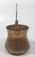 Vintage Miniature 2 1/2" Tall Brass Metal Pail