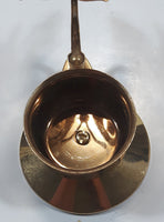 Vintage Austrian Crystal Delight 24K Gold Plated Crystal Wing Butterfly Tealight Candle Holder