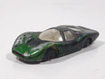 Vintage 1969 Lesney Matchbox Superfast Ford Group 6 Black (Originally Green) Die Cast Toy Car Vehicle Busted Wheels