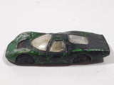 Vintage 1969 Lesney Matchbox Superfast Ford Group 6 Black (Originally Green) Die Cast Toy Car Vehicle Busted Wheels