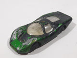 Vintage 1969 Lesney Matchbox Superfast Ford Group 6 Black (Originally Green) Die Cast Toy Car Vehicle Busted Wheels