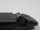 Vintage 1969 Lesney Matchbox Superfast Ford Group 6 Black (Originally Green) Die Cast Toy Car Vehicle Busted Wheels