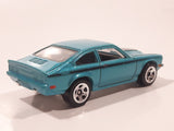 2009 Hot Wheels Custom V-8 Vega Turquoise Blue Die Cast Toy Muscle Car Vehicle