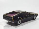 Vintage 1979 Hot Wheels Turismo Yellow (Painted Black) Purple Interior Die Cast Toy Car Vehicle
