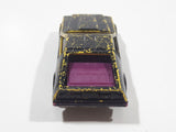 Vintage 1979 Hot Wheels Turismo Yellow (Painted Black) Purple Interior Die Cast Toy Car Vehicle