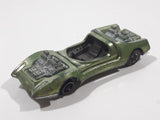 Vintage 1970 Hot Wheels Mod Quad Spectraflame Light 'Apple' Green Die Cast Toy Car Vehicle Red Lines