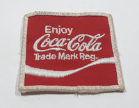 Enjoy Coca Cola 2 1/2" x 2 1/2" Fabric Patch Badge