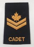 Royal Canadian Air Force Canada Cadet Corporal 2 1/2" x 3 3/4" Fabric Military Insignia Shoulder Patch Badge