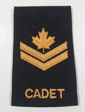 Royal Canadian Air Force Canada Cadet Corporal 2 1/2" x 3 3/4" Fabric Military Insignia Shoulder Patch Badge