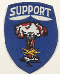 1950s US Army 82nd Airborne Support Battalion 2 3/4" x 3 5/8" Fabric Military Insignia Patch Badge