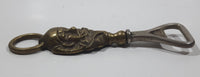 Antique Face Head Pulling Mouth with Finger Brass Metal Bottle Opener RN 716770