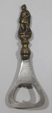 Antique Peerage Man Figural Brass Metal Bottle Opener Made in England Pat No. 466444 Pat No. 812222