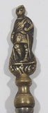 Antique Peerage Man Figural Brass Metal Bottle Opener Made in England Pat No. 466444 Pat No. 812222